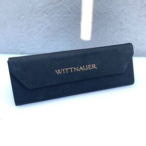 Wittnauer Black Velvet Magnetic Glasses Case Slim Profile